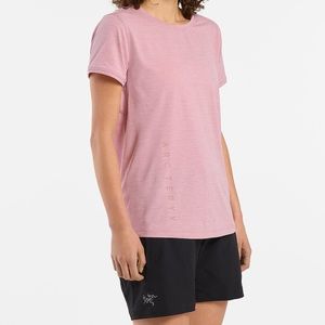 Arc’Teryx Taema Women’s Short Sleeve Shirt Bliss Heather Medium